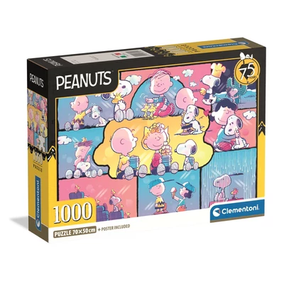 Clementoni 37070 - Snoopy 2 - 1000 db-os Compact puzzle