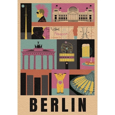 Clementoni 39845 - Style In The City - Berlin - 1000 db-os Compact puzzle