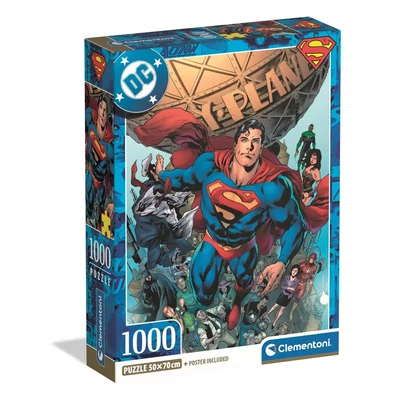 Clementoni 37505 - Superman 1 - 1000 db-os puzzle