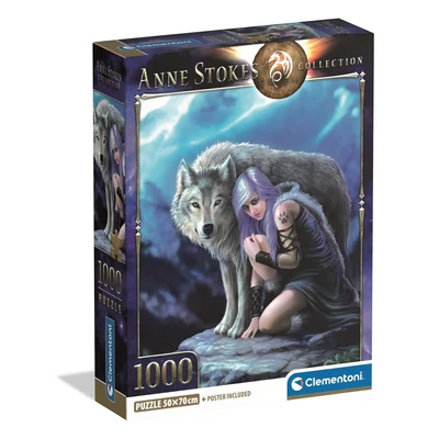 Clementoni 39958 - Anne Stokes Protector - 1000 db-os Compact puzzle