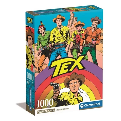 Clementoni 39841 - High Quality Collection - Tex - 1000 db-os Compact puzzle