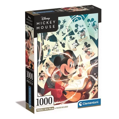 Clementoni 39811 - Mickey egér - 1000 db-os Compact puzzle 