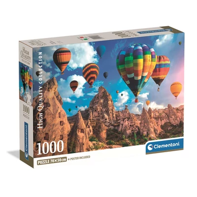 Clementoni 39988 - High Quality Collection - Balloons in Cappadocia - 1000 db-os Compact puzzle
