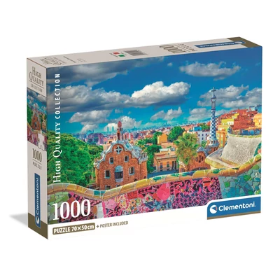 Clementoni 39954 - High Quality Collection - Park Güell, Barcelona - 1000 db-os Compact puzzle