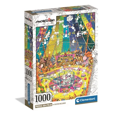 Clementoni 39964 - Mordillo The Show - 1000 db-os Compact puzzle