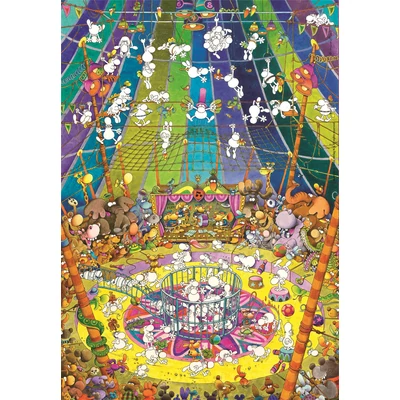 Clementoni 39964 - Mordillo The Show - 1000 db-os Compact puzzle