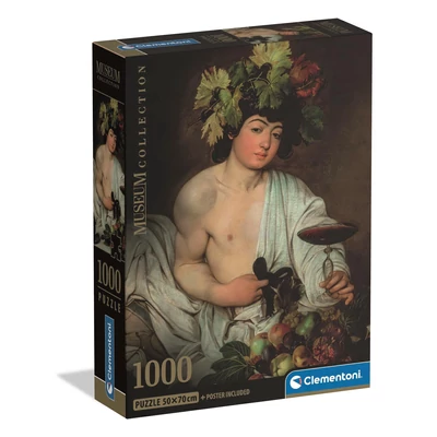Clementoni 39977 - Museum Collection - Caravaggio Bacchus - 1000 db-os Compact puzzle