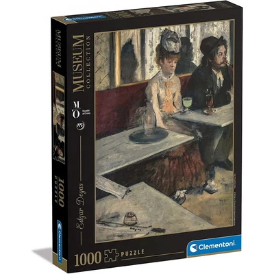 Clementoni 39761 - Museum Collection - Degas, Egy kávézóban - 1000 db-os puzzle