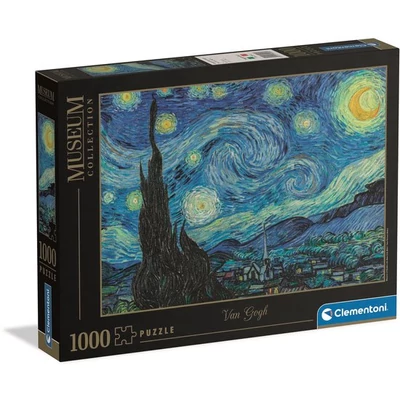 Clementoni 1000 db-os puzzle - Museum Collection - Van Gogh, A csillagos éjszaka (39995)