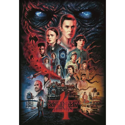 Clementoni 39980 - Stranger Things 4 - 1000 db-os Compact puzzle