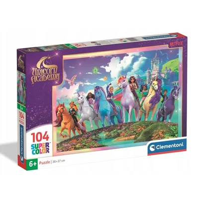Clementoni 25091 - Unicorn Academy 1 - 104 db-os puzzle