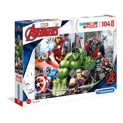 Clementoni 23688 - The Avengers - 104 db-os Szuper Színes Maxi puzzle