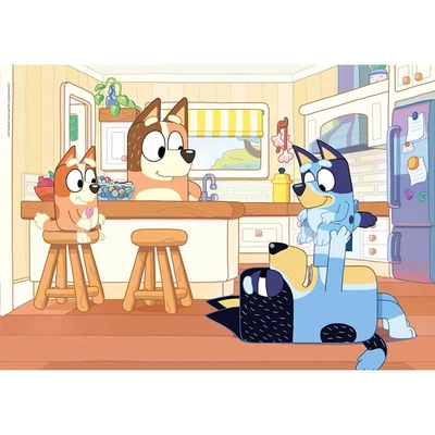 Clementoni 27169 - Bluey és családja - 104 db-os Szuper színes puzzle