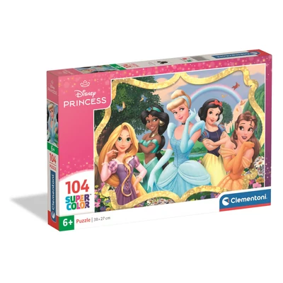 Clementoni 25058 - Disney Hercegnők - 104 db-os  Szuper színes puzzle