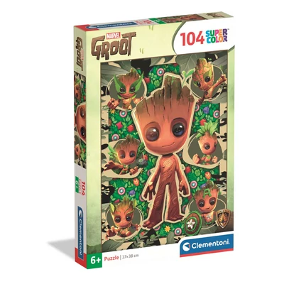 Clementoni 25051 - Marvel Groot - 104 db-os  Szuper színes puzzle