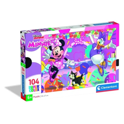 Clementoni 25054 - Minnie - 104 db-os Szuper Színes puzzle