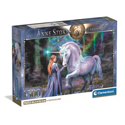 Clementoni 31735 - High Quality Collection - Anne Stokes, Bluebell Wood - 1500 db-os Compact puzzle