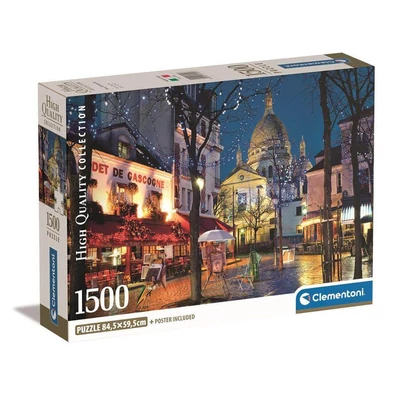 Clementoni 31709 - Párizs - 1500 db-os Compact puzzle 