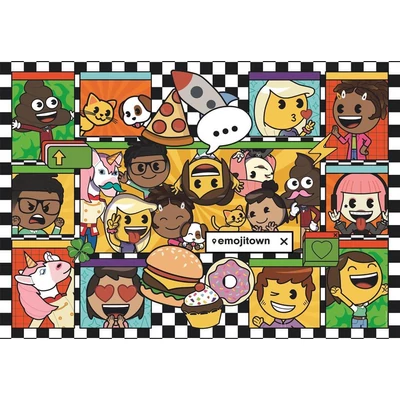 Clementoni 29066 - Emoji Town - 180 db-os puzzle 