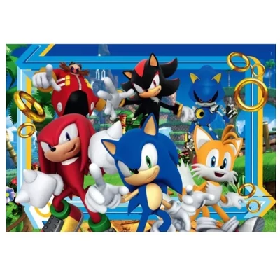 Clementoni 29799 - Sonic 4 - 180 db-os puzzle