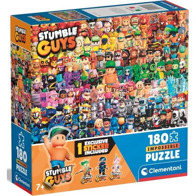 Clementoni 29321 - Stumble Guys - Lehetetlen puzzle - 180 db-os puzzle