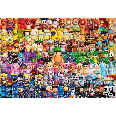 Clementoni 29321 - Stumble Guys - Lehetetlen puzzle - 180 db-os puzzle