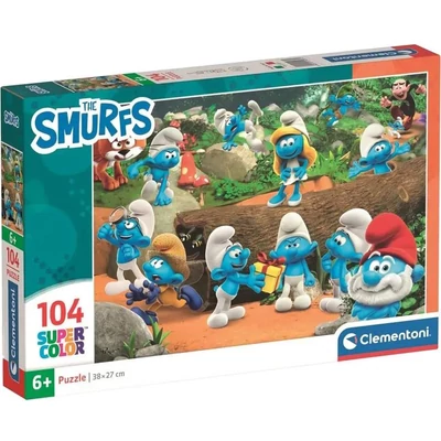Clementoni 25037 - Hupikék Törpikék - 104 db-os puzzle
