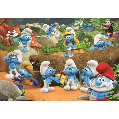 Clementoni 25037 - Hupikék Törpikék - 104 db-os puzzle