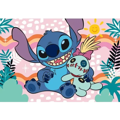 Clementoni 26331 - Stitch - 60 db-os Szuper Színes puzzle