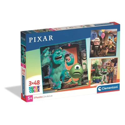 Clementoni 25065 - Disney Pixar - 3 x 48 db-os puzzle
