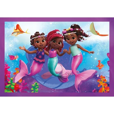 Clementoni 21533 - Disney Junior - Ariel - 4 az 1-ben puzzle (12,16,20,24 db-os)