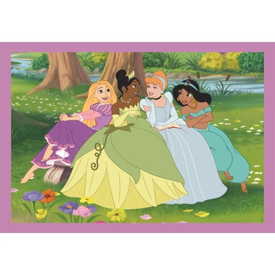 Clementoni 21746 - Disney Hercegnők - 4 az 1-ben Szuper színes puzzle (12,16,20,24 db-os)
