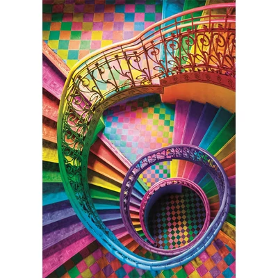 Clementoni 35591 - High Quality Collection - Colorboom Stairs - 500 db-os Compact puzzle