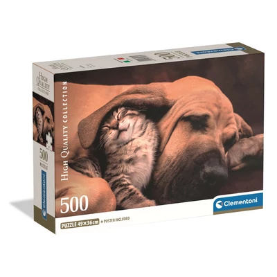 Clementoni 35583 - High Quality Collection - Cuddles - 500 db-os Compact puzzle