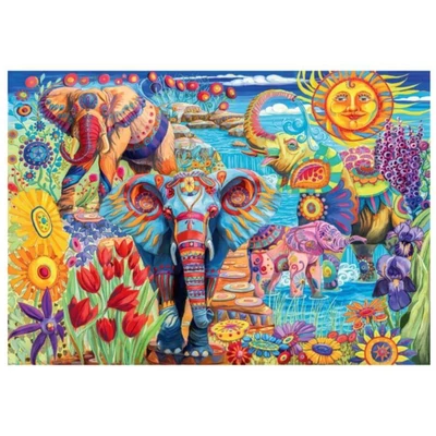 Clementoni 35578 - High Quality Collection - Elephants - 500 db-os Compact puzzle