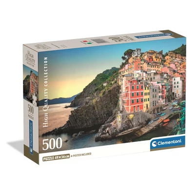 Clementoni 35576 - High Quality Collection - Riomaggiore Coast - 500 db-os Compact puzzle