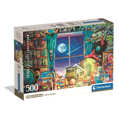 Clementoni 35590 - High Quality Collection - To The Moon - 500 db-os Compact puzzle
