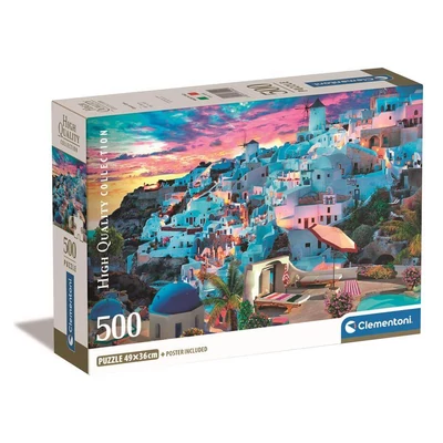 Clementoni 35540 - High Quality Collection - Görögország - 500 db-os puzzle