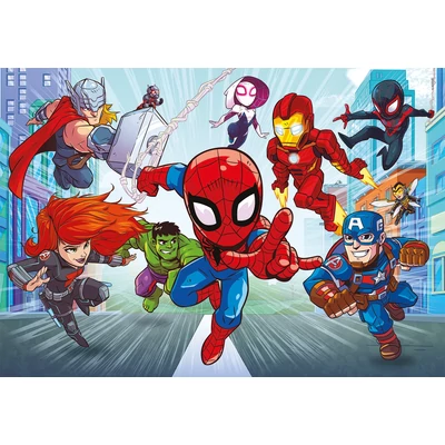 Clementoni 26098 - Marvel Szuperhősök - 60 db-os Színezhető kétoldalas puzzle