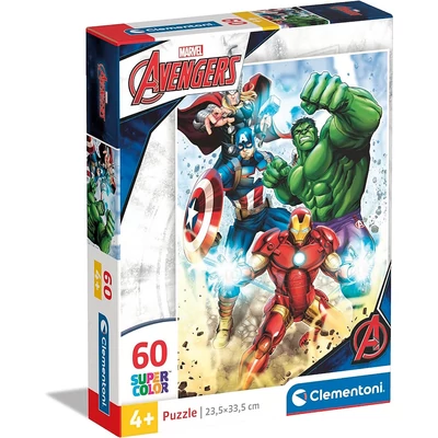 Clementoni 26193 - Avengers - Bosszúállók - 60 db-os Szuper Színes puzzle