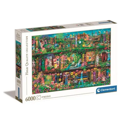 Clementoni 36532 - High Quality Collection - Stewart, A kert a könyvespolcban - 6000 db-os puzzle