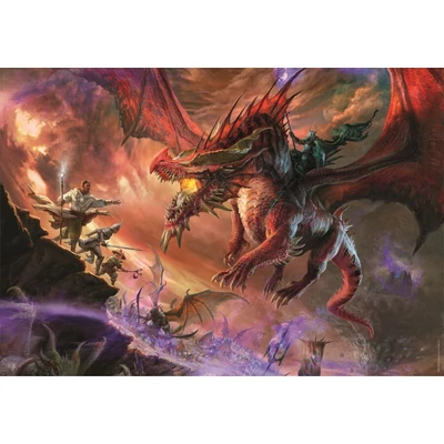 Clementoni 35561 Cube - Dungeon and Dragons - A sárkány csata - 500 db-os puzzle
