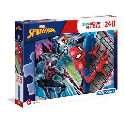 Clementoni 24497 - Pókember - 24 db-os Szuper Színes Maxi puzzle