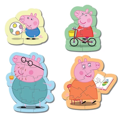 Clementoni Play for Future első puzzle (3,6,9,12 db-os) - Peppa Malac (20831)