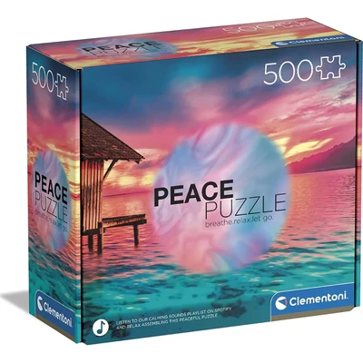 Clementoni 35120 - Peace puzzle - Living the Present - 500 db-os puzzle