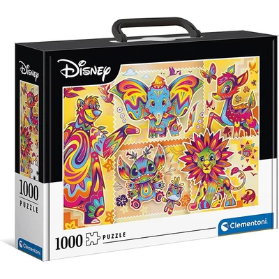 Clementoni 39677 - Disney klasszikusok - 1000 db-os puzzle bőröndben