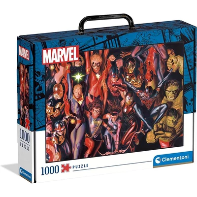 Clementoni 39675 - Marvel - Avengers - Bosszúállók - 1000 db-os puzzle bőröndben