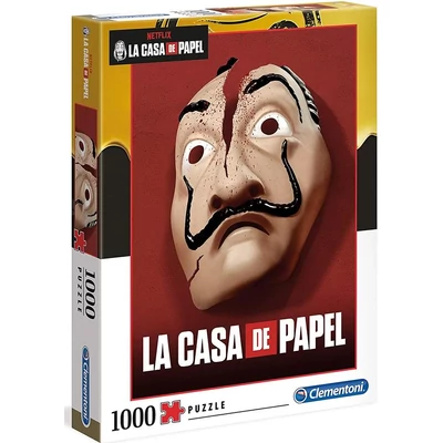 Clementoni 39533 - A nagy pénzrablás - Money Heist 2 - 1000 db-os puzzle