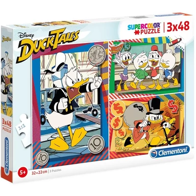 Clementoni 25226 - Kacsamesék - 3 x 48 db-os Szuper Színes puzzle