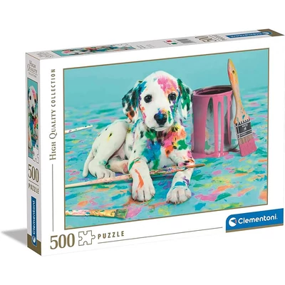 Clementoni 35150 - Rosszcsont dalmata kutyus - 500 db-os puzzle